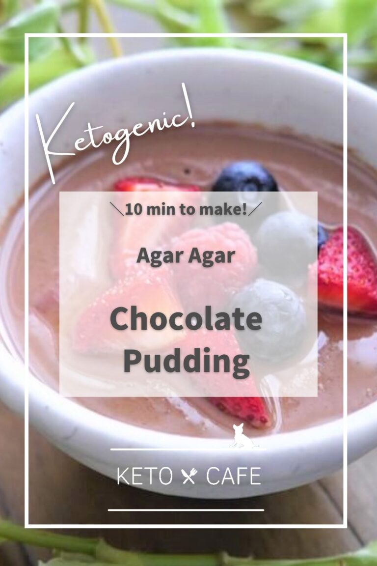 Chocolate + Agar recipe [KETO] 10 min to prepare! Agar Agar chocolate