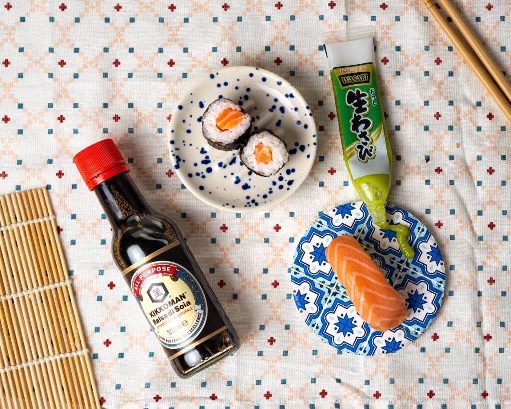 醤油とわさび