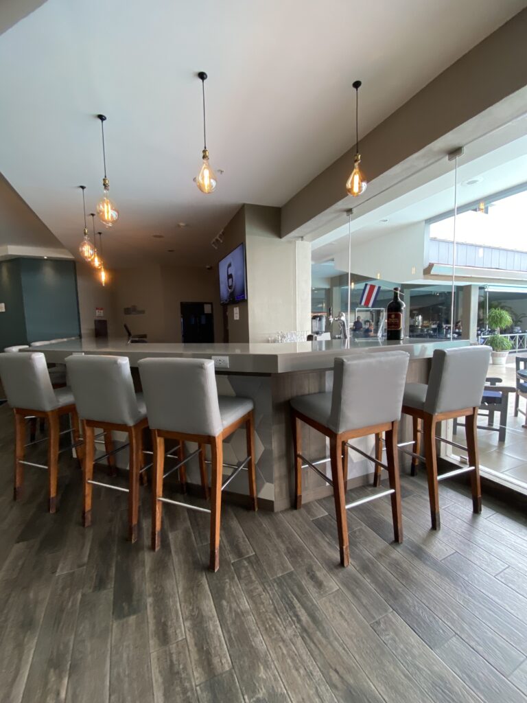 The lounge lobby bar