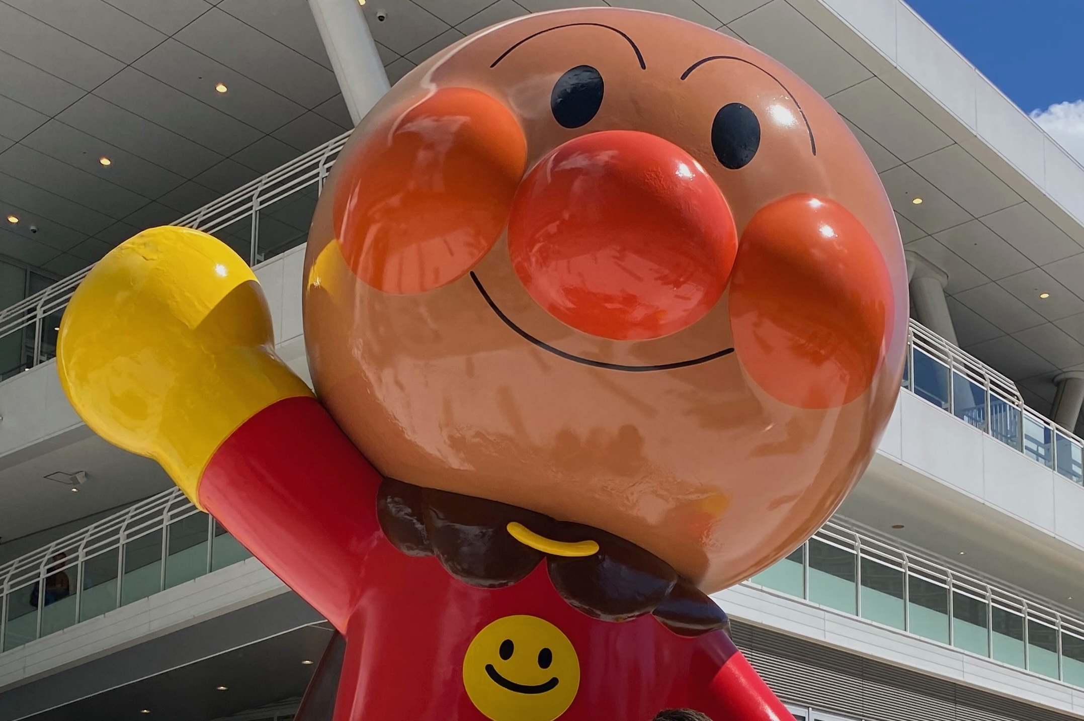 アンパンマンミュージアムのアンパンマン