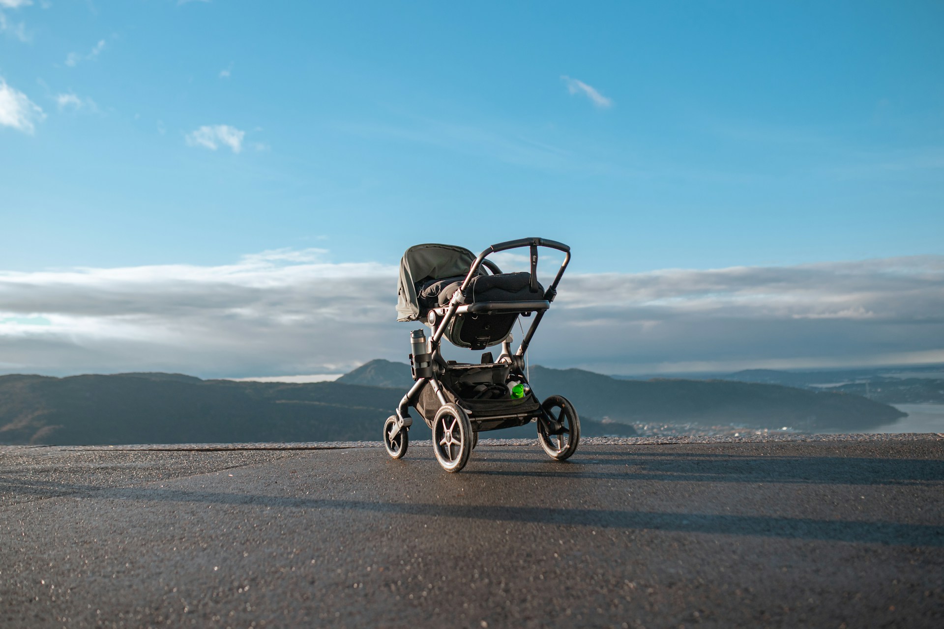 stroller beore boarding