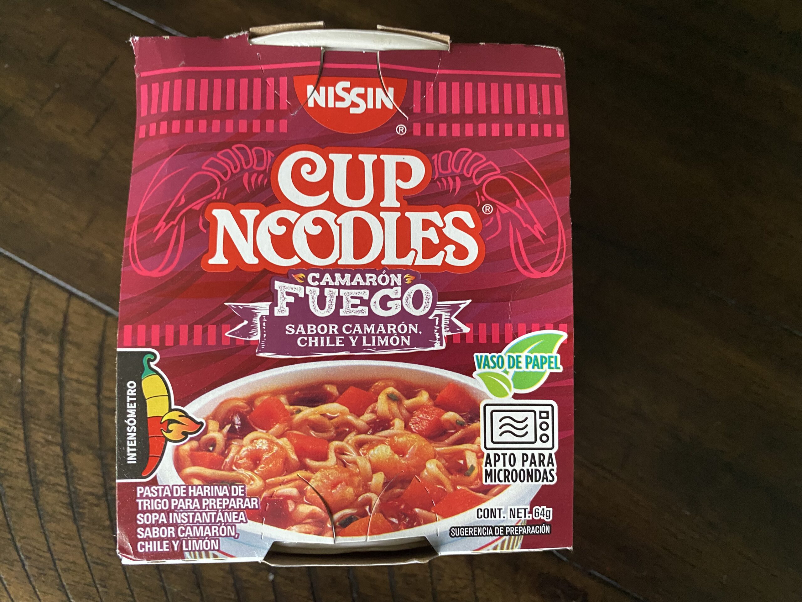 Camaron fuego のパッケージ