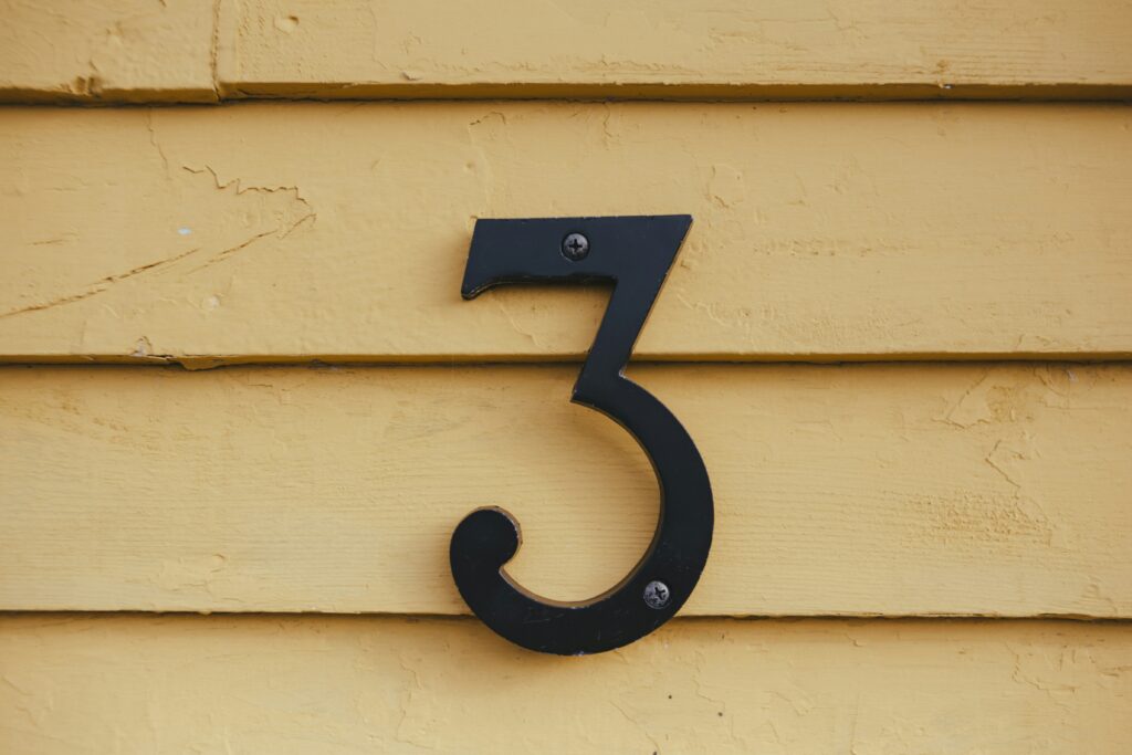 number 3